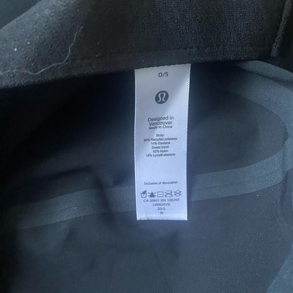 Lululemon Fast and Free Black Running hat - Picture 6 of 11